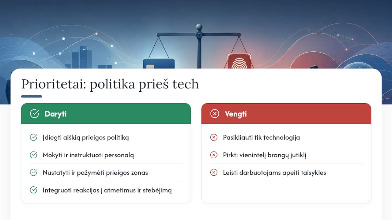 Redakcijos perspektyva: politika ir procesas virš technologijos — overview diagram