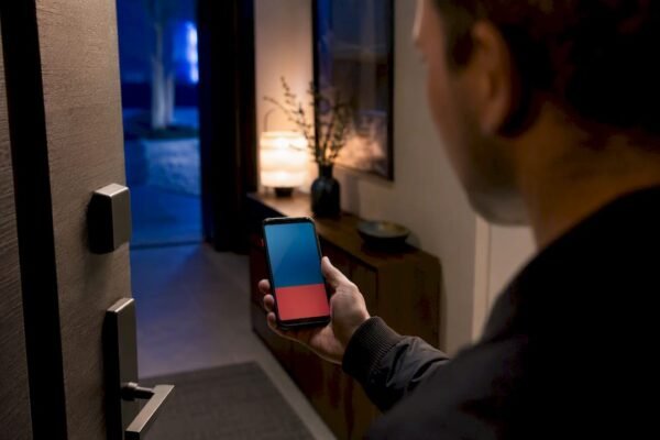 Durys atrakintos nuotoliniu būdu per telefoną